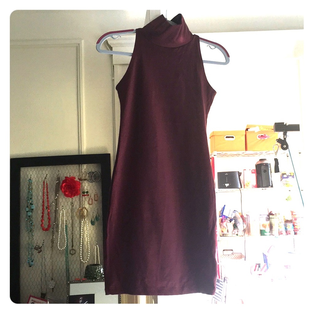NWT America Apparel mock turtleneck minidress